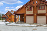 This stunning property boasts a beautiful exterior with a warm, inviting aesthetic.
