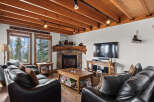 Step into rustic elegance with this stunning living room.