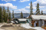 Nestled amidst a picturesque mountain landscape, this charming chalet offers a serene retreat.