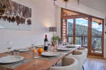 Experience elegant dining with a view in this mountain retreat.