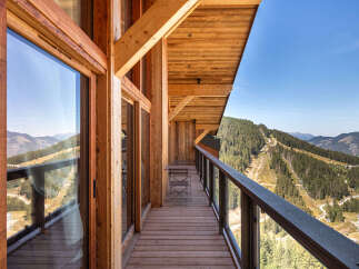 Experience the epitome of luxury living with this stunning property featuring a spacious balcony.