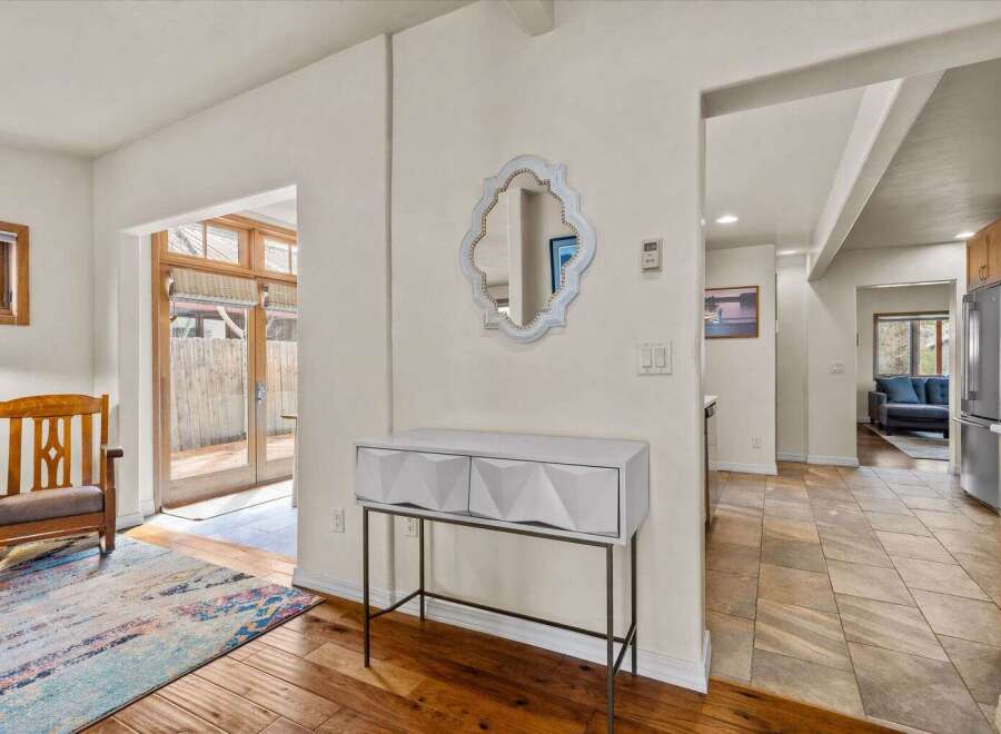 Step into this inviting home and be greeted by a stylish entryway.