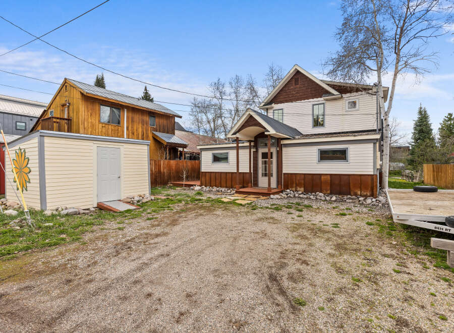 Charming two-story home with a welcoming facade.