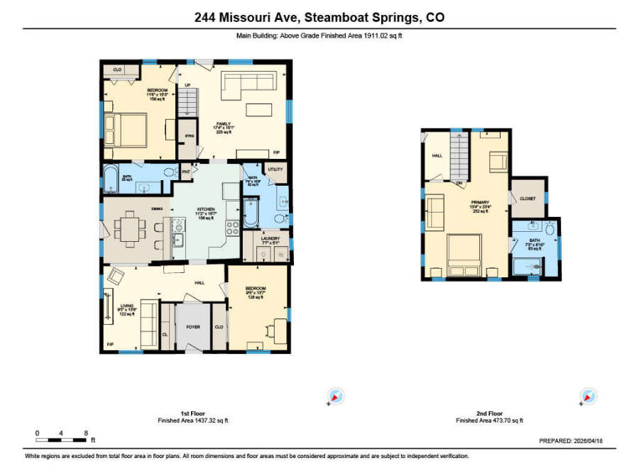 Explore this stunning property located at 244 Missouri Ave in Steamboat Springs, CO, featuring a spacious main building with 1911.