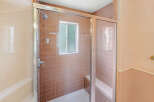 Step into this charming bathroom featuring a classic design and functional layout.