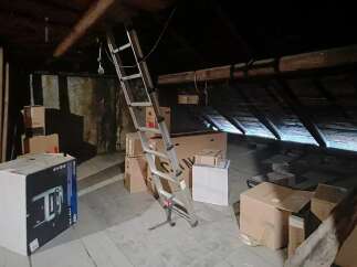 Discover the potential of this attic space, perfect for storage or renovation.