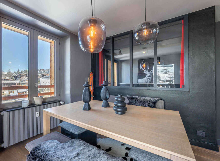 Experience the charm of this stunning property, featuring a beautifully designed dining area.