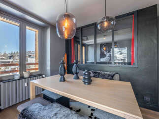 Experience the charm of this stunning property, featuring a beautifully designed dining area.