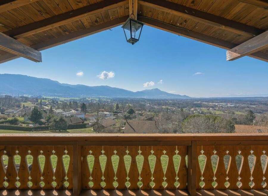Enjoy breathtaking mountain views from this charming property.