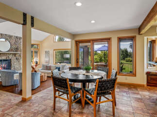Step into luxury with this stunning property, featuring a beautifully designed dining area.