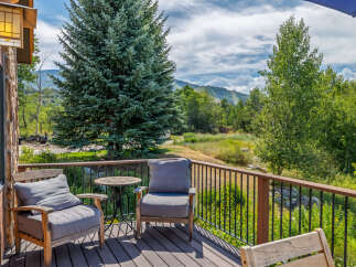 Enjoy breathtaking views from this stunning outdoor deck.