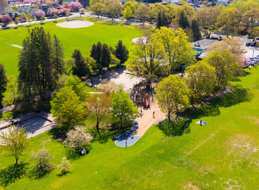 This stunning property boasts a sprawling green space, perfect for outdoor activities and relaxation.