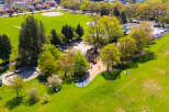 This stunning property boasts a sprawling green space, perfect for outdoor activities and relaxation.