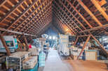 Explore the potential of this spacious attic, perfect for storage or conversion.