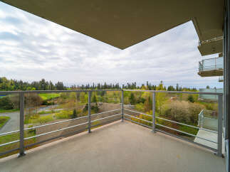 Enjoy breathtaking views from this stunning balcony.