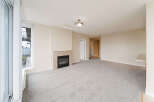 Step into luxury with this stunning living space, featuring a cozy fireplace perfect for those chilly evenings.