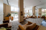 Step into luxury with this stunning property, featuring a spacious and inviting lobby.