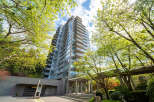 Discover luxury living at this stunning high-rise condo, boasting modern architecture and panoramic views.