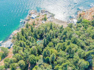 Discover a stunning waterfront property nestled amidst lush greenery.