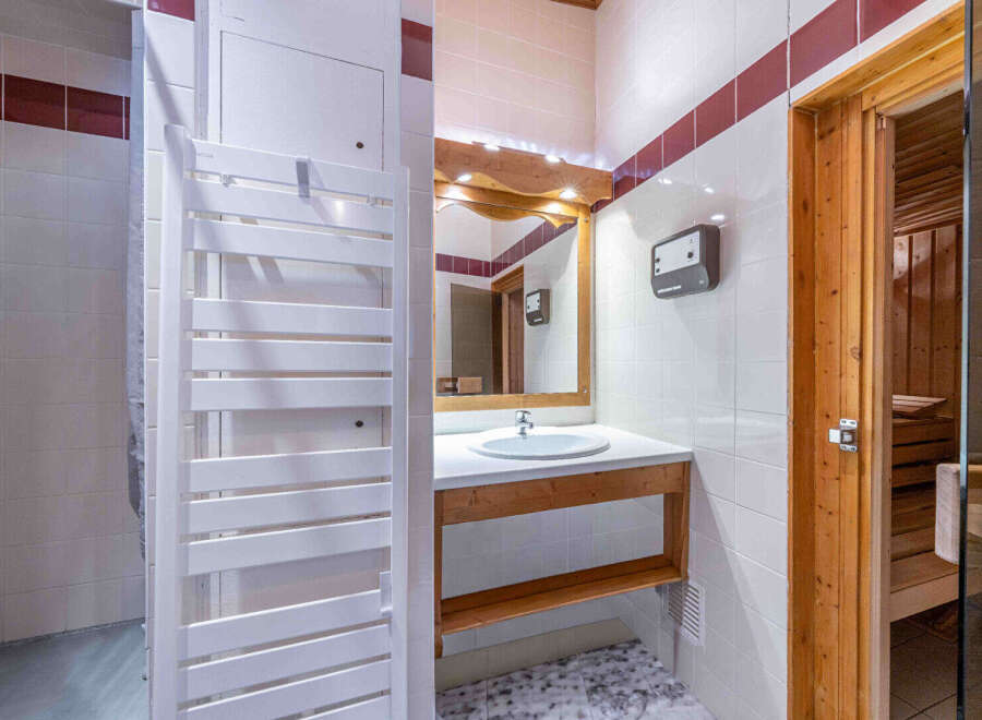 Step into a spa-like bathroom with this inviting space.