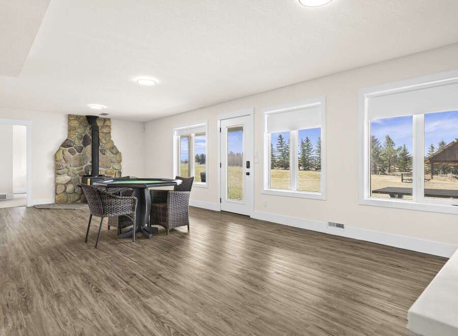This stunning property boasts a spacious interior with beautiful hardwood floors and ample natural light.