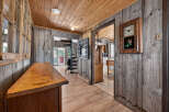 Step into rustic charm with this inviting entryway.