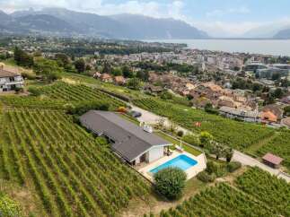 Discover a stunning property nestled in a picturesque vineyard setting, offering breathtaking views of the surrounding landscape.