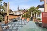 Enjoy breathtaking views from this stunning rooftop terrace.