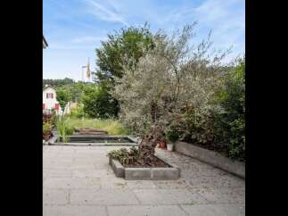 Discover a serene outdoor oasis with this stunning property.