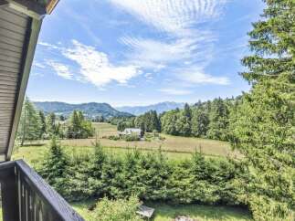 Enjoy breathtaking views from this stunning property! This home offers a serene escape with lush greenery and mountain vistas.
