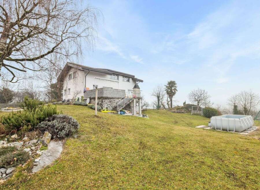 Discover this stunning property featuring a spacious backyard and a refreshing above-ground pool, perfect for outdoor enjoyment.