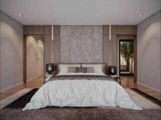 Experience luxury in this stunning bedroom.