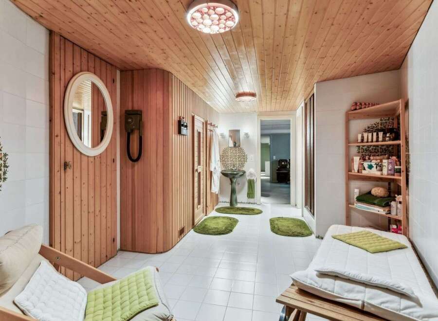 Step into a serene spa-like retreat with this inviting space.