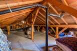 Discover the potential of this spacious attic, perfect for storage or conversion.