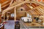 Step into luxury with this stunning property featuring a unique blend of rustic charm and modern elegance.