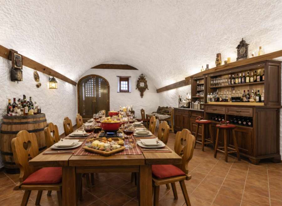 Step into a charming dining room perfect for intimate gatherings.