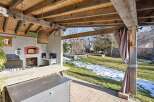 Enjoy outdoor living at its finest with this stunning property featuring a covered patio.