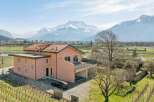 This stunning property offers breathtaking mountain views and a serene setting.