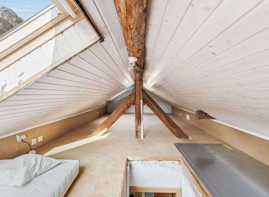 Discover the charm of this unique attic space, perfect for a cozy retreat or creative studio.