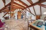 Step into luxury with this stunning property featuring a unique architectural design.