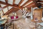 Step into luxury with this stunning property featuring a unique architectural design.