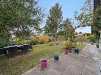 Enjoy the tranquility of this beautiful backyard, perfect for relaxation and entertaining.