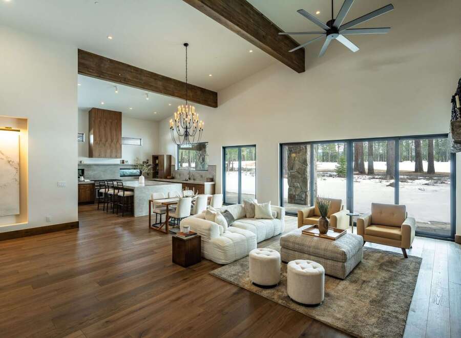 Experience luxury living in this stunning property, featuring a spacious open-concept design perfect for entertaining.