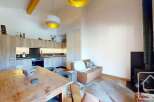 Discover the charm of this stunning property, featuring a modern kitchen with sleek cabinetry and appliances.