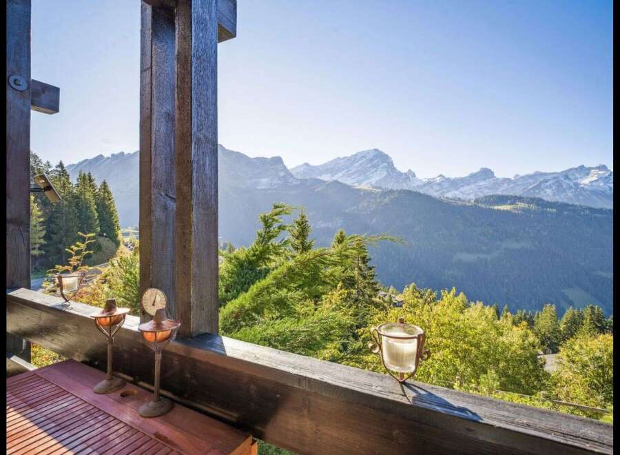 Experience breathtaking mountain views from this stunning property.