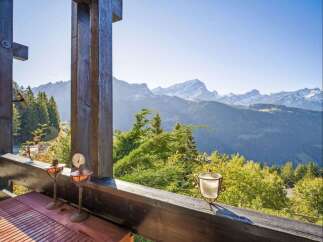 Experience breathtaking mountain views from this stunning property.