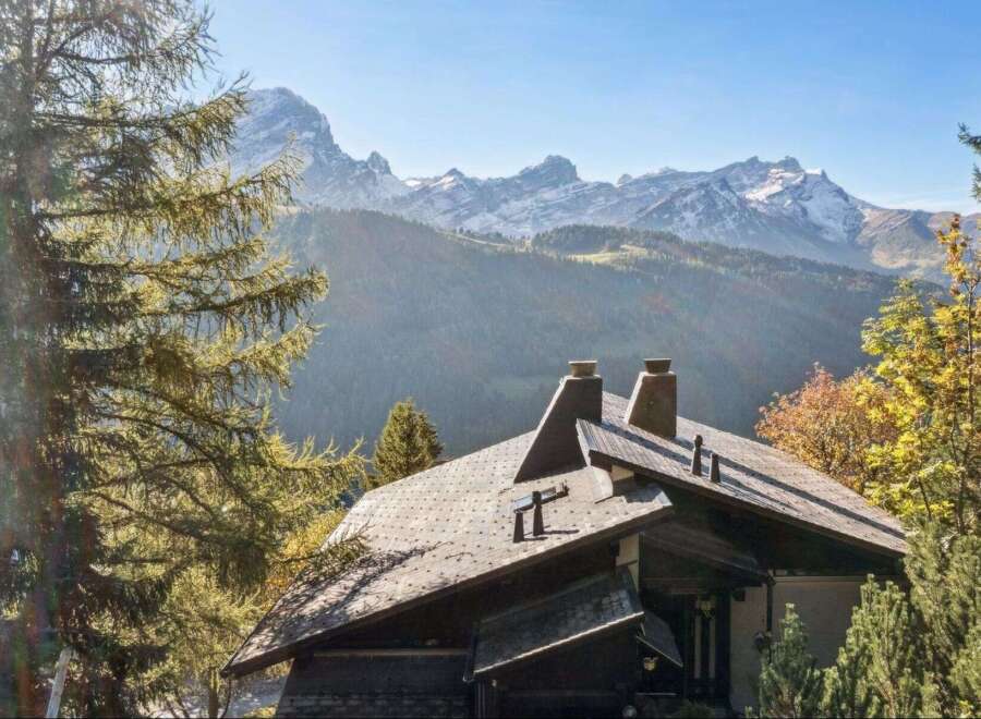 Nestled amidst the breathtaking Swiss Alps, this stunning property offers unparalleled views and a serene escape.
