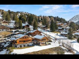 Nestled in a picturesque mountain setting, this stunning property offers a blend of luxury and natural beauty.