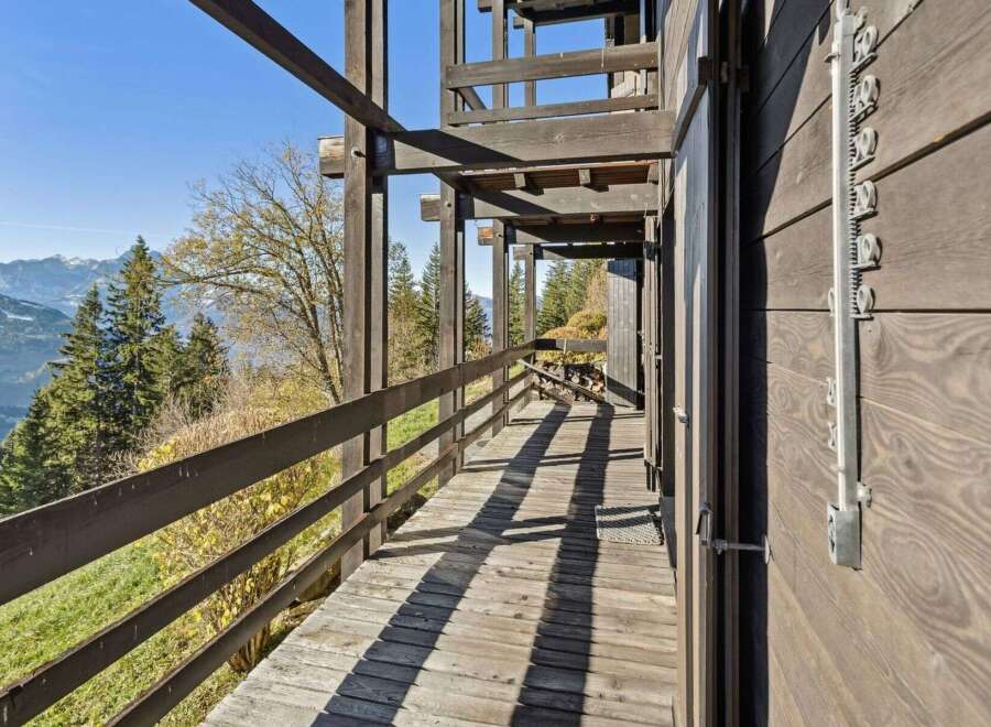 Experience breathtaking mountain views from this stunning property.