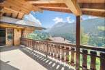Experience breathtaking mountain views from this stunning chalet.